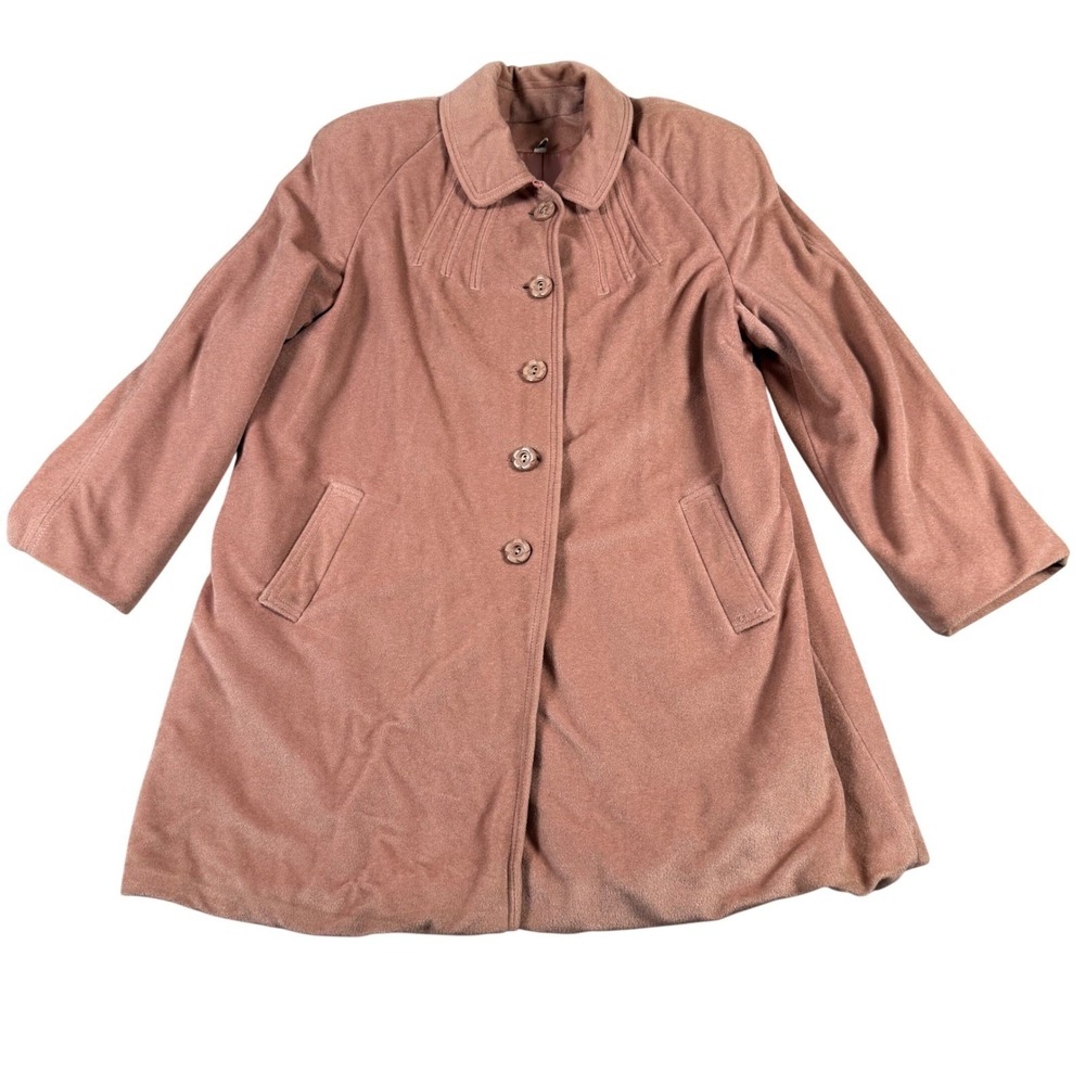 Vintage 60s Country Pacer Coquette Cottagecore Pink Velvet Coat ILGWU Union USA